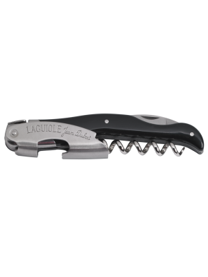 Laguiole wine waiter corkscrew Millésime ® ABS black handle