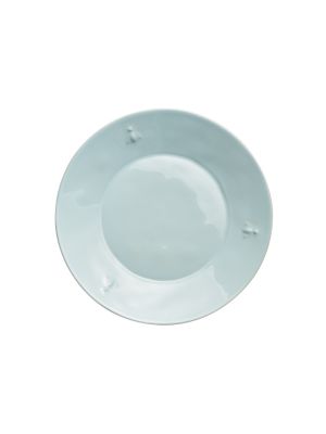 LR French Bee Ceramic Dessert Plate 4 Pack BLUE 21cm NEW