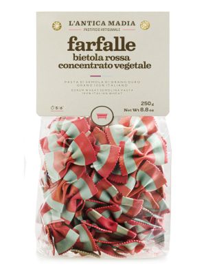 Pasta Antica Madia Farfalle red beet blue spirulina RB 250 g