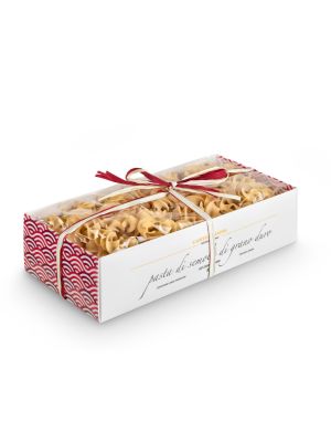 Pasta Antica Madia Eliche Gigante Gift Tray Raffia bow 500 g