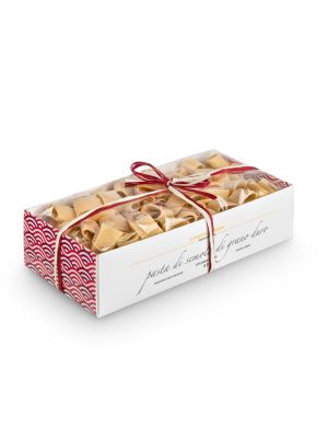 Pasta Antica Madia Paccheri Gift Tray Raffia bow 500 g