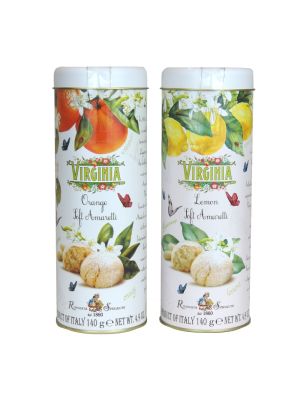 Virginia Amaretti Citrus gift tin ssorted 140g 21-22