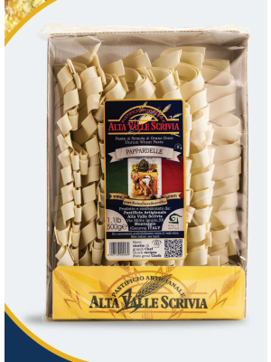 Pasta Alta Valle Scrivia Pappardelle Nests 500g Flat  Box