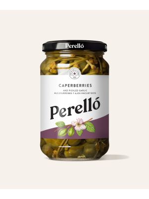 Perello Pickled Caperberries with stems 180g Jar