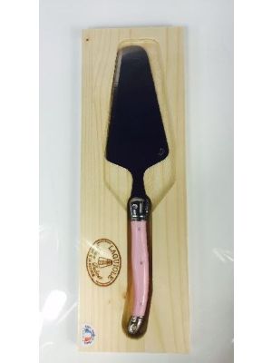 Laguiole Jean Dubost Cake Lifter / Slicer with Pink Pastel Color Handle