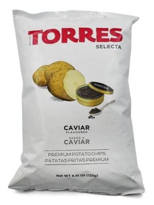 Torres Selecta Caviar Potato Chips 125g