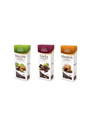 Crispo Choc Nuts & Raisins 130 g ASSORTED Display