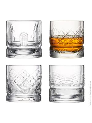 La Rochere DANDY Whisky Tumblers Set of 4 8.5cm - Made in France