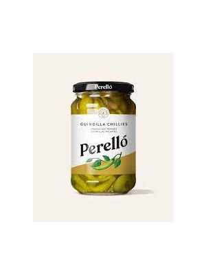 Perello Pickled Guindilla Chillies Hot 130g Jar