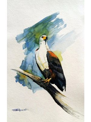 Card FISH EAGLE  A6 SkillyArt