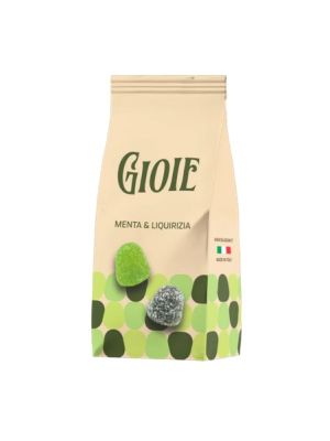 LePreziose Liquorice Mint Sugared Gioie 200g Paper Bag