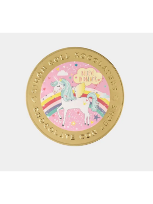 Simon Coll Choc Unicorn Medallion 60g