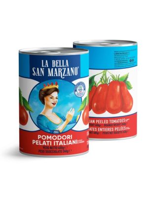 La Bella San Marzano 400g Pelati Peeled Italian Tomatoes Tin