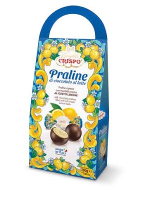 Crispo Choc Lemon Pralines 200 g Gift Box