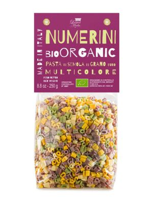 Pasta Antica Madia Numerini 5 colour ORGANIC  250 g