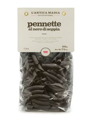 Pasta Antica Madia Pennette squid ink black 500 g