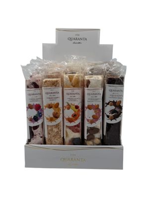 Quaranta Nougat Bar ITALIAN SELECTION 100g WHITE Box NEW 26
