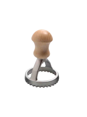 Eppic stamp round ravioli small  ø 55 mm alum beechwood
