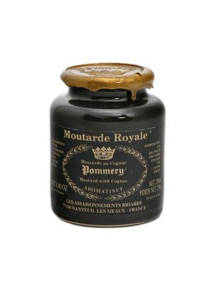 Royale mustard Pommery® in stone jar with wax top 250g 