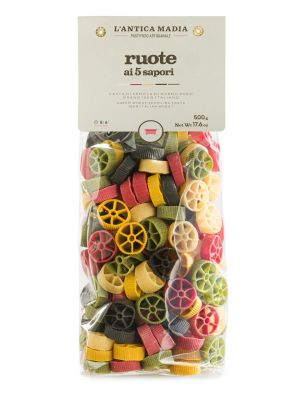 Pasta Antica Madia Ruote wheels 5 colour  500 g