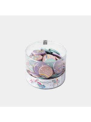 Simon Coll Choc Unicorn mini coin assort 4.1g POS of 110u ea