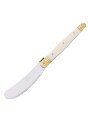 Laguiole SINGLE Spreader IVORY BRASS STD Dubost France