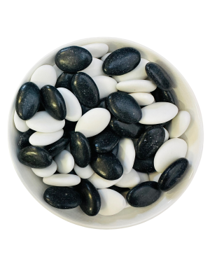 Sugared Chocolate BLACK+WHITE MIX 200 g ITALY Cube 47 pcs