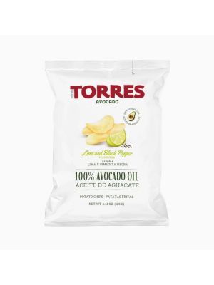Torres Avocado Oil, Lime Blackpepper125 g Potato Chips
