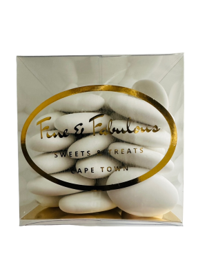Sugared Chocolate WHITE 200 g ITALY Gift Cube 47 pieces