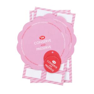 Tala 1960s Preserve Labels PINK 12Set