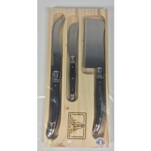 Laguiole 3 Pce Cheese Set TONIC COOL GREY STDF ECO