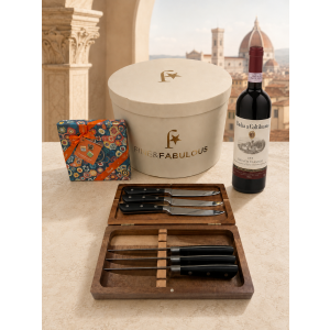 F&F Hamper Steak Fiorentina Grand Table for Six