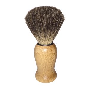 Redecker Shaving Brush Badger BeechWaxed 10.5cm NEW18