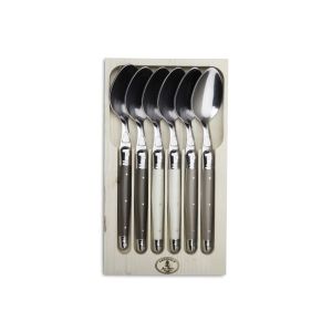 Laguiole 6 Tea Spoons LINENMIX 1.2 Open Box PCVD