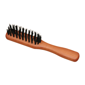 Redecker Beard Brush+Handle Stiff Bristle Pear14cm