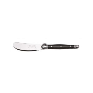 Laguiole SINGLE Spreader BLACK +sheath NEW