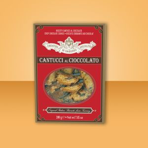 Lazzaroni CANTUCCINI CHOC CHIP RED WINDOW BOX 200 g