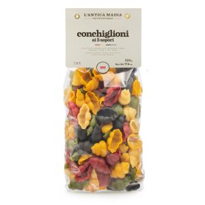 Pasta Antica Madia Conchiglioni 5 colours 500 g NEW