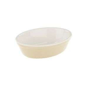 Tala Oval Pie Dish 16.5cm x 11cm x 5cm - Cream