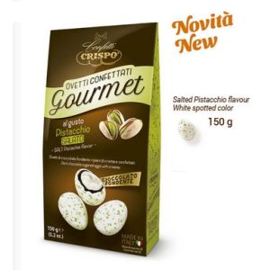 Crispo Eggs CHOC SALTED PISTACHIO GOURMET Speckled 150g box