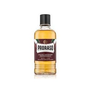 PRORASO BARBERS AfterShave Nourish RED Sandalwood XXL400mlDG