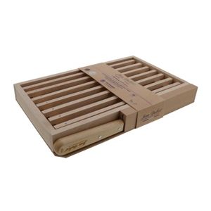Jean Dubost Tradition Bread Boards+ Bread Knife Beechwood