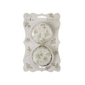 MM ELEGANT GOLD FLORAL CUPCAKE C