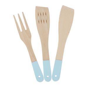 Tala Set of 3 Utensils with coloured ends - Blue