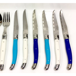 Laguiole 12 Knife & Fork GRAND BLEU STDF 1.2 NEW