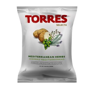 Torres Selecta Mediterranean Herbs Potato Chips 150g NEW