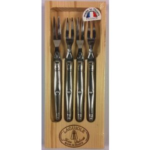 Laguiole 4 Pce Mini-Cocktail Forks S/STEEL Box