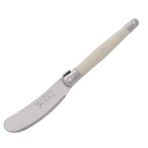 Laguiole SINGLE Spreader IVORY+sheath Jean Dubost France