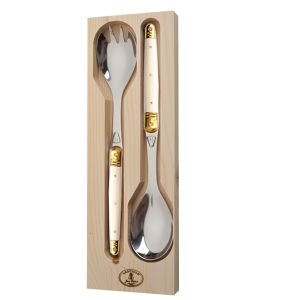 Laguiole Salad Set 2 IVORY&BRASS 1.2 L0015394LL1018
