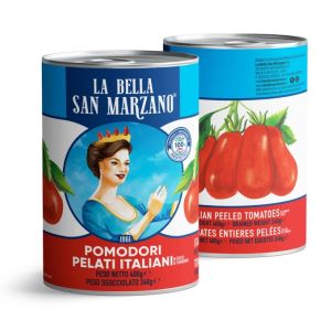 La Bella San Marzano 400g Pelati Peeled Italian Tomatoes Tin